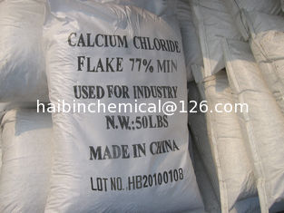 China cloruro de calcio powder77%min proveedor